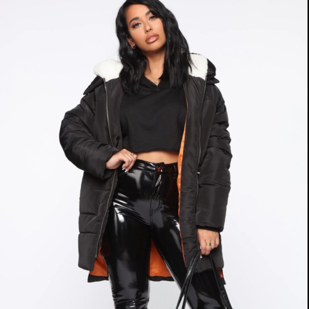 High Priority Puffer Coat // Black Winter Coat // Winter Coat